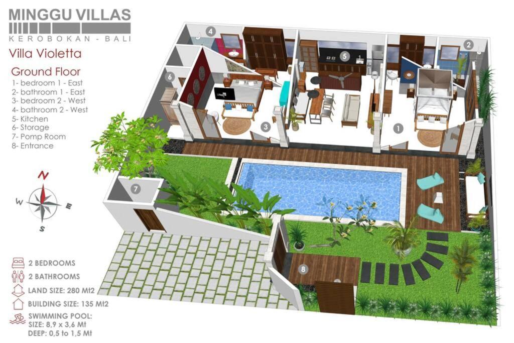 2br Violetta - Minggu Villa