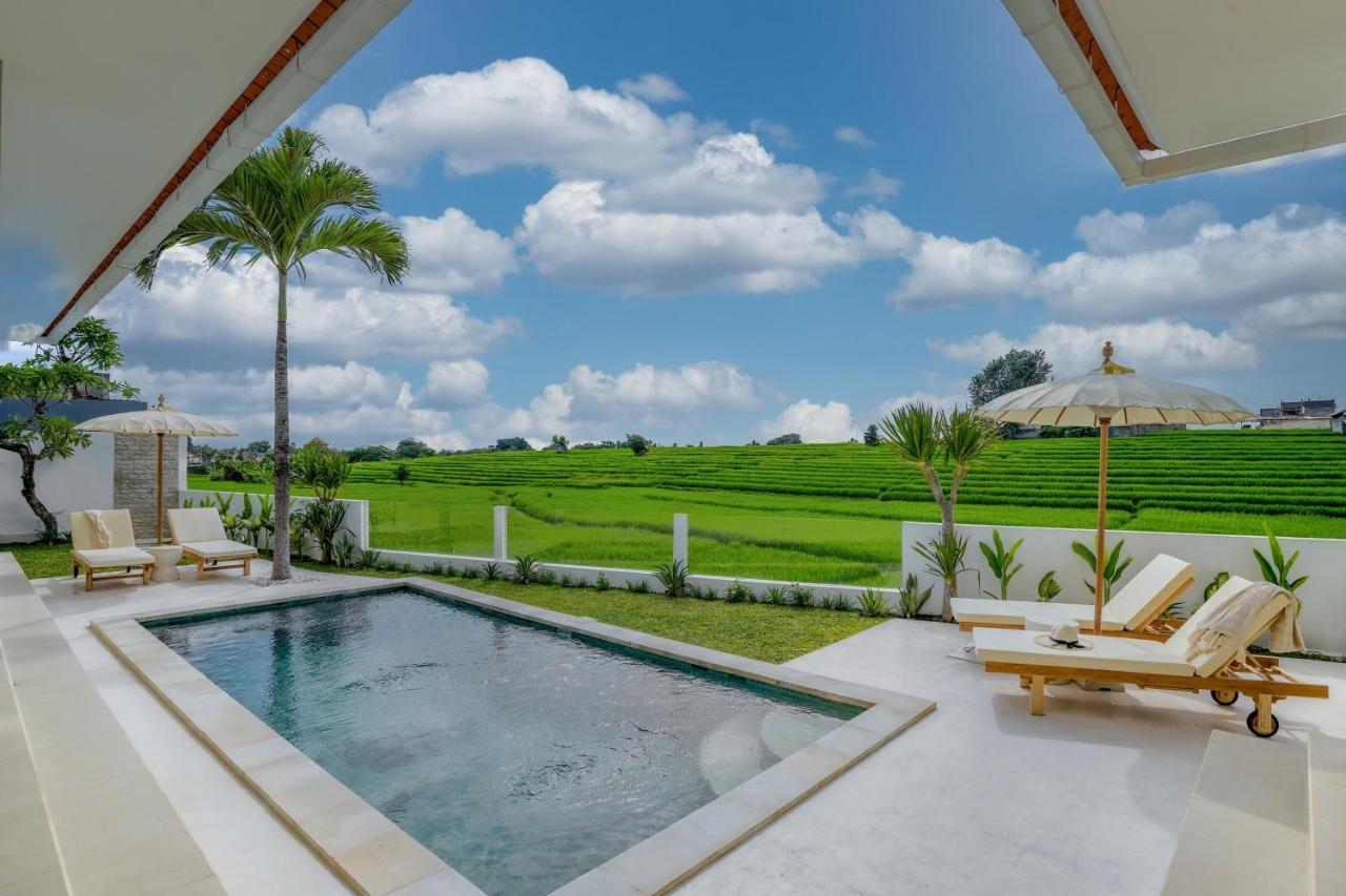 Santorini Sunset New 4 Bedroom With Beautiful Rice Paddy View And A Large Pool * Canggu (Bali)