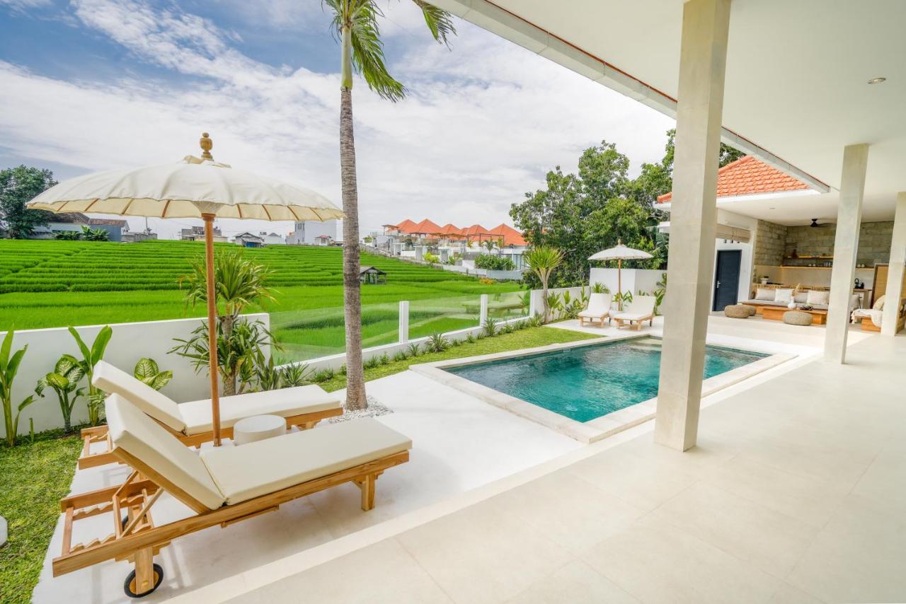Santorini Sunset New 4 Bedroom With Beautiful Rice Paddy View And A Large Pool Canggu (Bali)