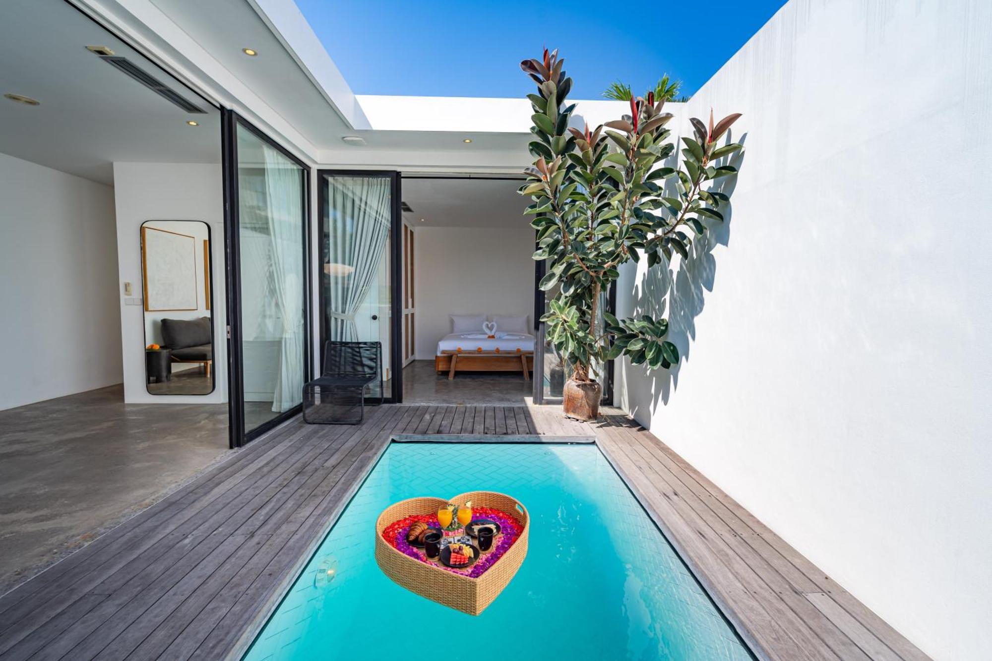 Secluded 1br Pool With Ricefield View In Berawa, 5mins Ride To