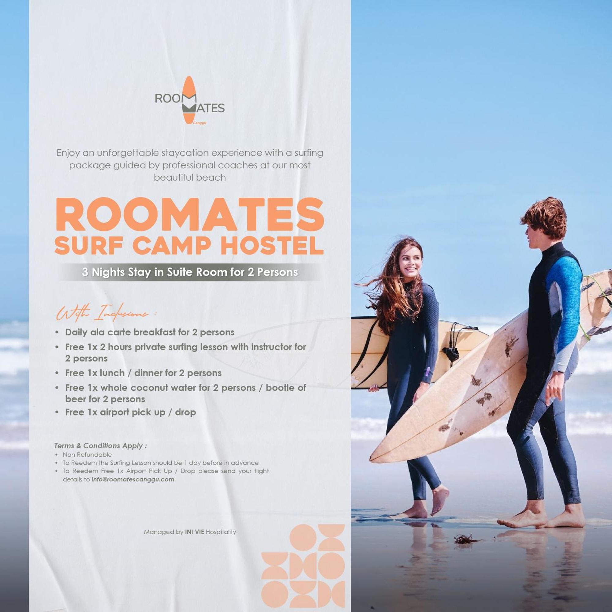 Roomates Surf Camp By Ini Vie Hospitality Hostel *