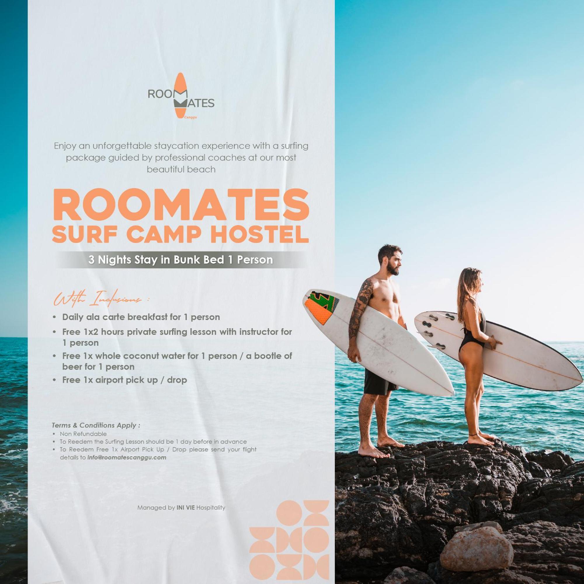 Roomates Surf Camp By Ini Vie Hospitality Hostel