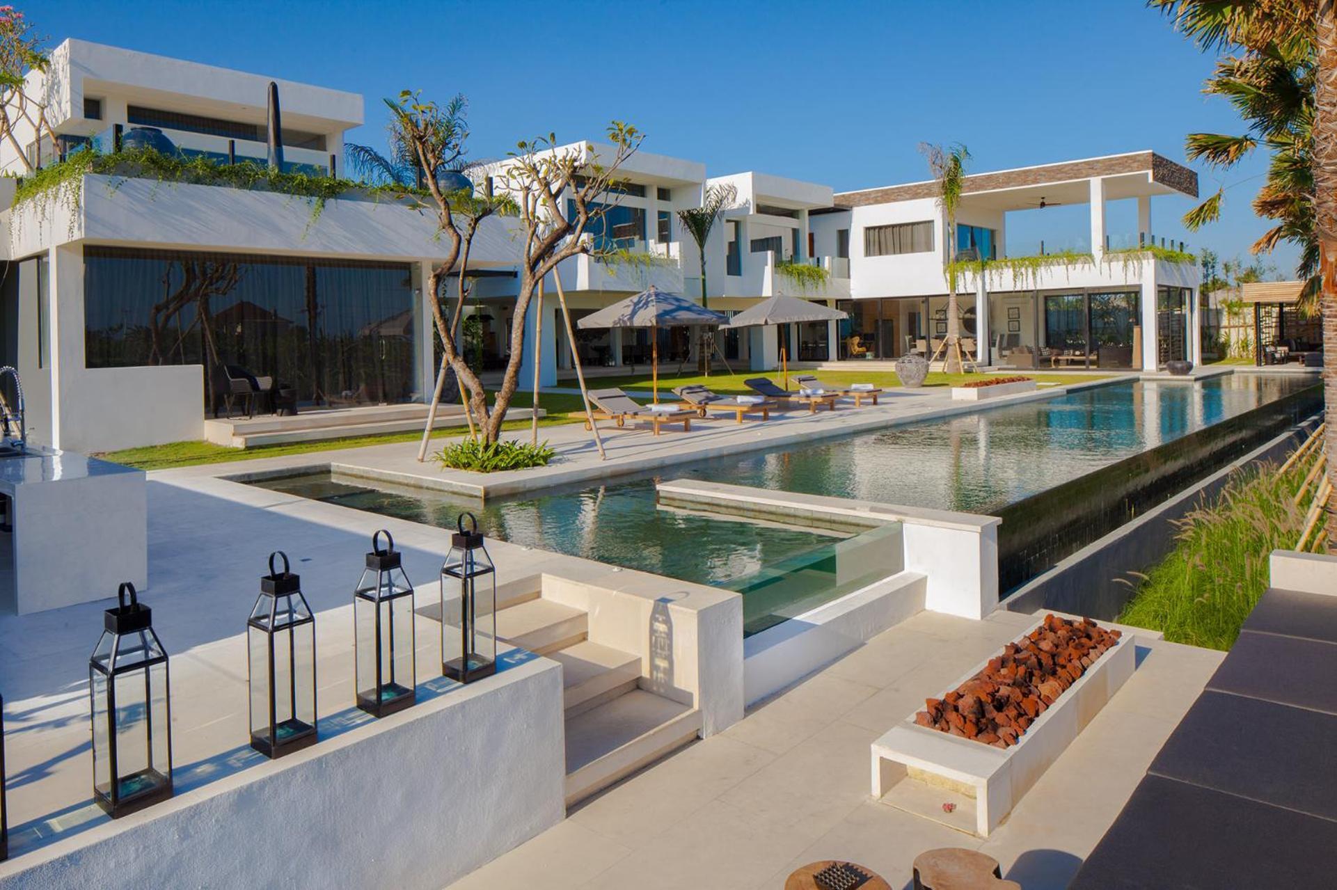 Luxury 5br With Private Pool, Rice Fields View & Nearby - The Palm House Villa