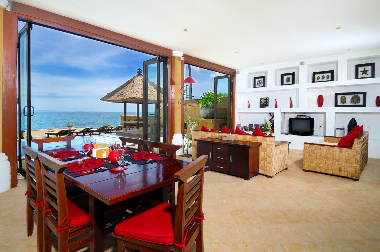 Talia Vashti - Oceanfront With Private Sea Access, Pool & Cook Villa *