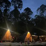 Triangular House And Hot Spring