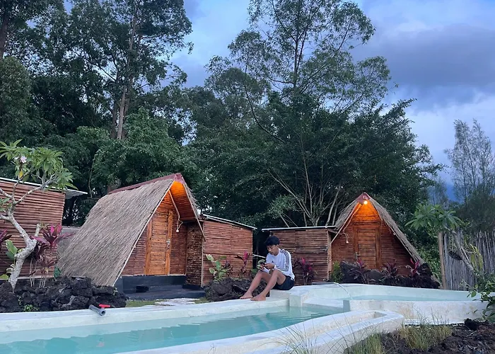 Triangular House And Hot Spring