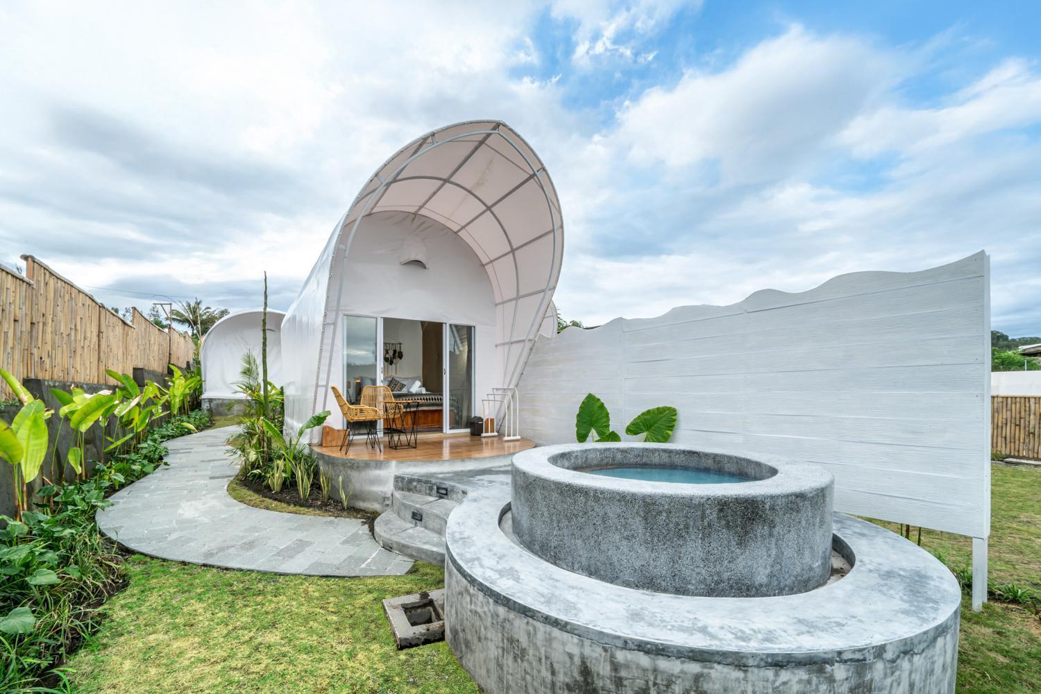 Marangyang tolda The Dewi Luxury Glamping And Natural Hotspring Kintamani (Bali)