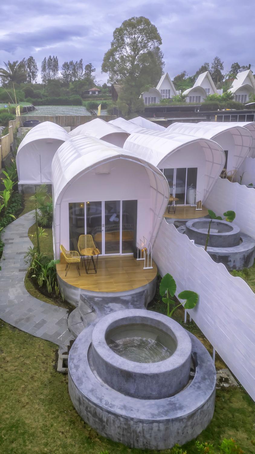 The Dewi Luxury Glamping And Natural Hotspring Marangyang tolda *