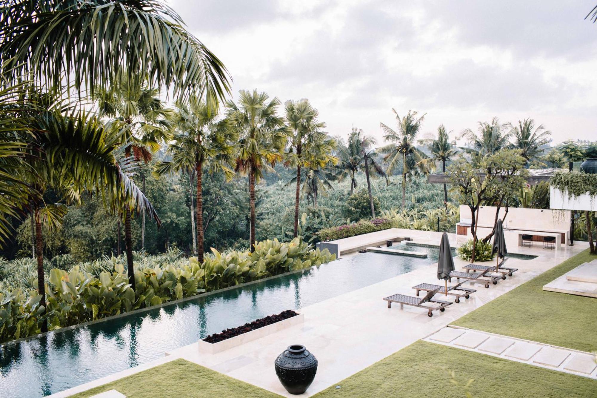 Luxury 5br With Private Pool, Rice Fields View & Nearby - The Palm House Villa *