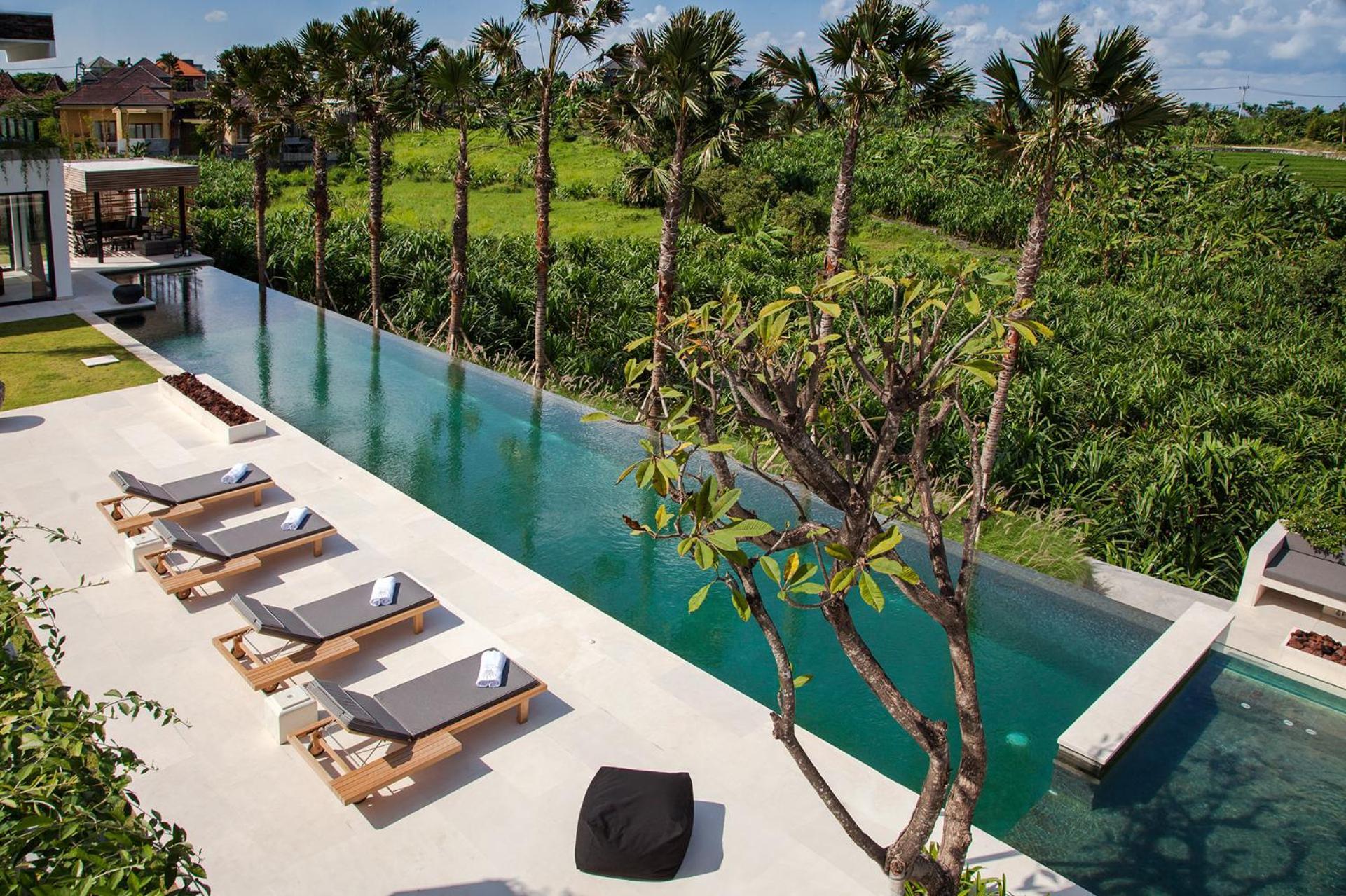 Luxury 5br With Private Pool, Rice Fields View & Nearby - The Palm House *