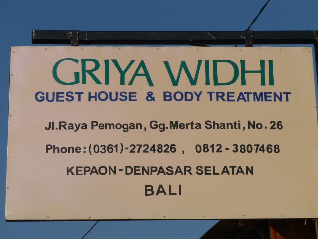 Guest house Griya Widhi Denpasar (Bali)