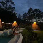 Triangular House And Hot Spring