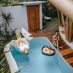Tropical Bali Bamboo Villa - 7 Minutes From Canggu